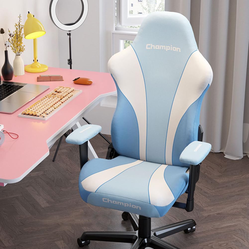 Sweisua Chair Slipcovers for Game Chair - Arms Cover Attached, Slip-Cover Only - Light Blue