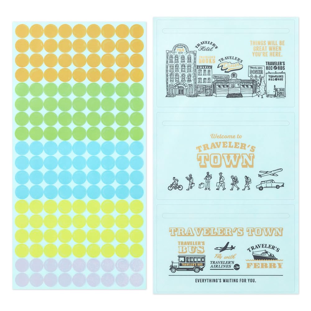 トラベラーズノート 2024スタンプラリー  ステッカー  セット Amazon | トラベラーズノート カスタマイズシール 2024年