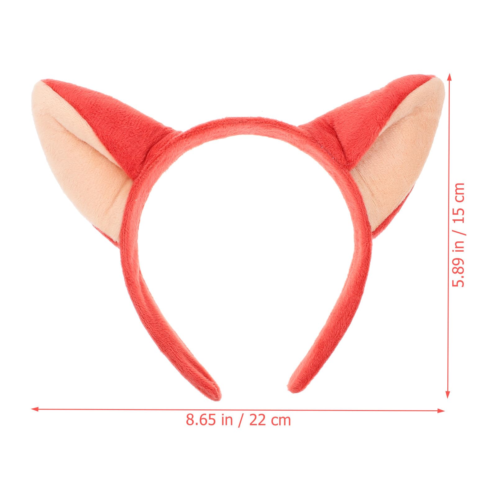 Hemobllo Serrage-tête en Éponge Composite Léger et Facile à Porter pour Fille Oreilles de Renard Mignon Accessoire Cheveux Chic pour Fête Costumée
