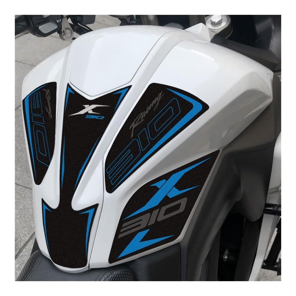 Protector Depósito Etiqueta Almohadilla Antideslizante para Tanque Combustible Y Motocicleta Pegatina Protectora De Agarre Lateral para Rodilla para ZT310X ZT 310 X 310X