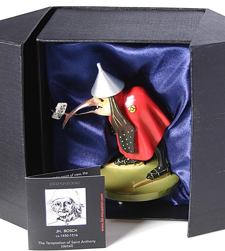 Parastone Pocket Art Museum Miniature Sculpture Bird with Letter After Hieronymus Bosch PA13JB