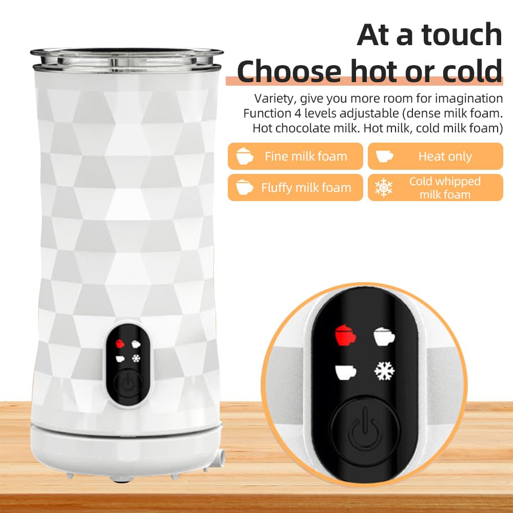 Amazon.co.jp: Daconovo ミルクフォーマー 電動ミルク泡立て器 ミルク