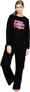 ZEYO Women's Cotton Track Suit Typography Printed Sweatshirt Co-ords Set 5824 Price In India