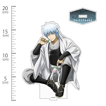 銀魂　クリスタライトカンバッジ　白夜叉 クリスタライト 缶バッジ 銀魂 坂田銀時 アニメガ 文教堂 限定