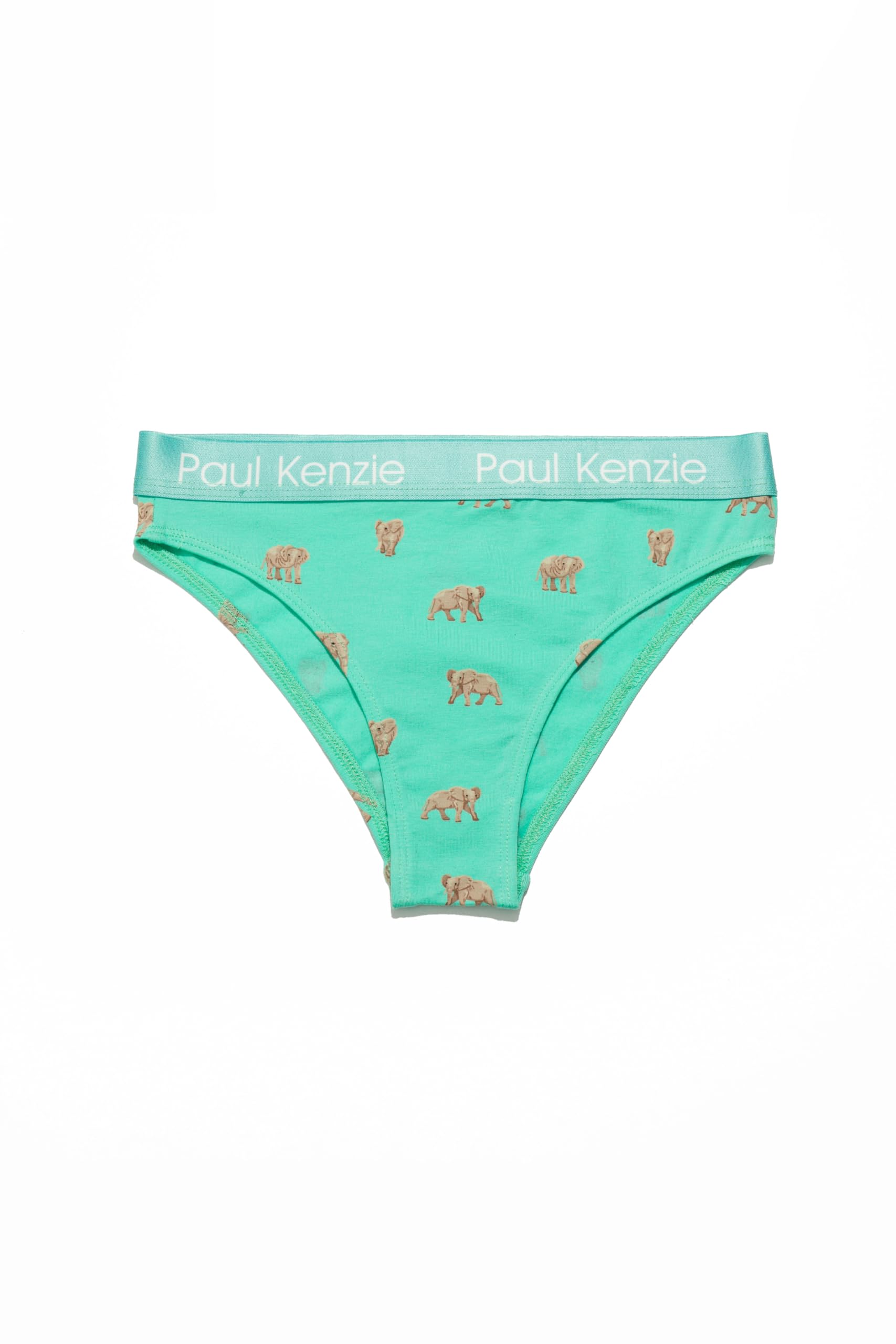 Paul Kenzie Women's Multicolour Eco Characters Slip Panties - Elephantastic (Uk, Alpha, M, Regular, Regular, )