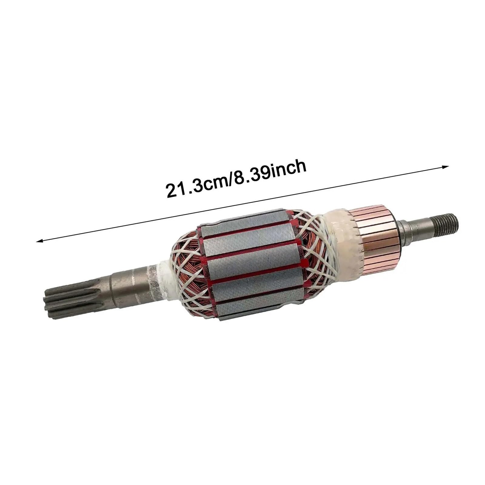 Rotor De Armadura: Repuesto For Martillo Demoledor, Rotor De Alto Rendimiento For Martillo Eléctrico, Compatible con GSH16-28 Y GSH16-30.