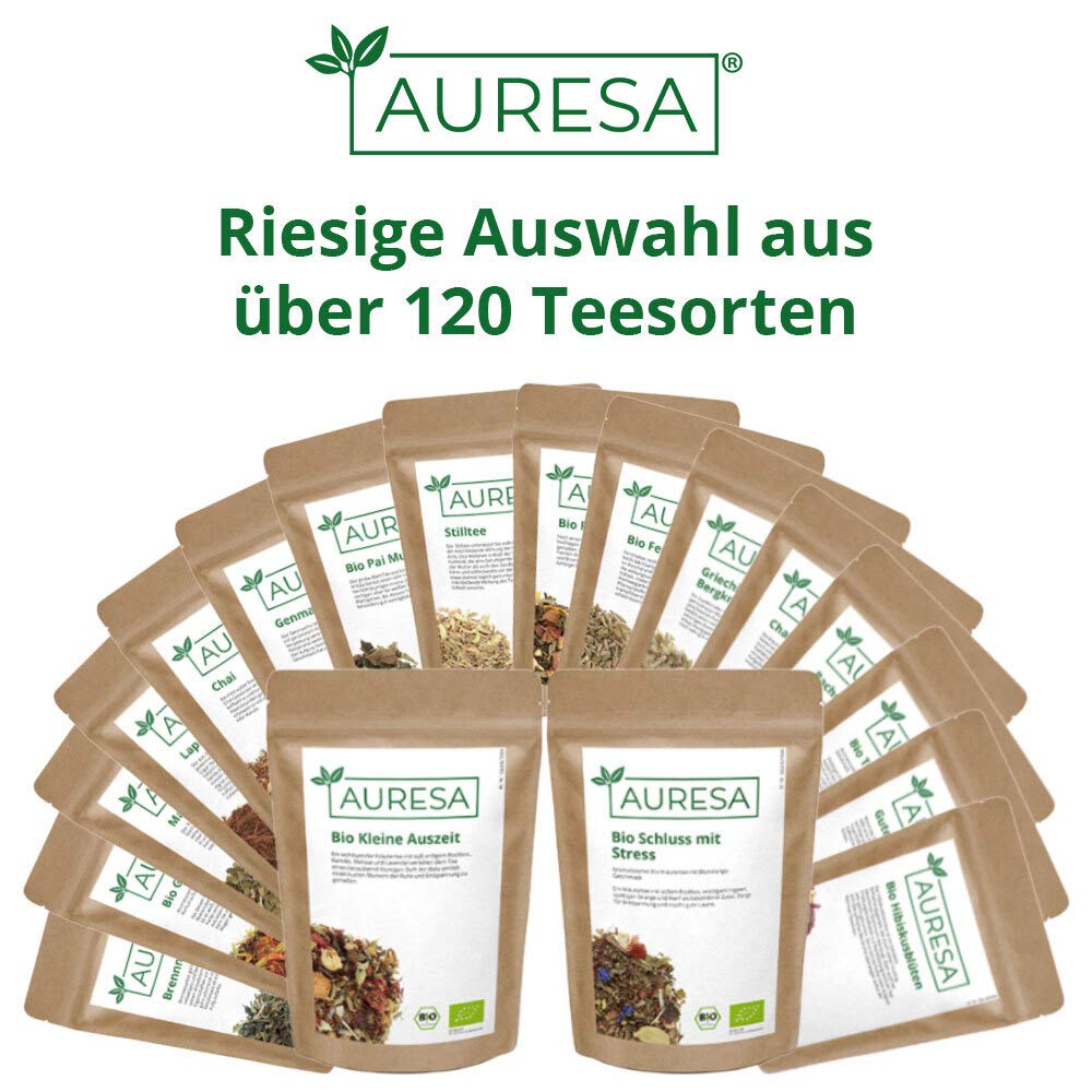 AURESA Bio Grüner Tee Satsuma | Mild weicher Sencha aus Japan | Kontrolliert biologischer Anbau