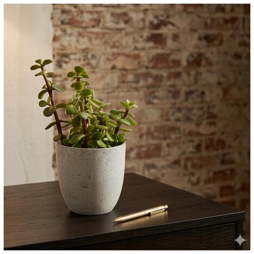 Lucky Plant/Jade Plant in 3 inch Plastic Pot, Indoor Desk Decor, Low Maintenance Houseplant-picture-17