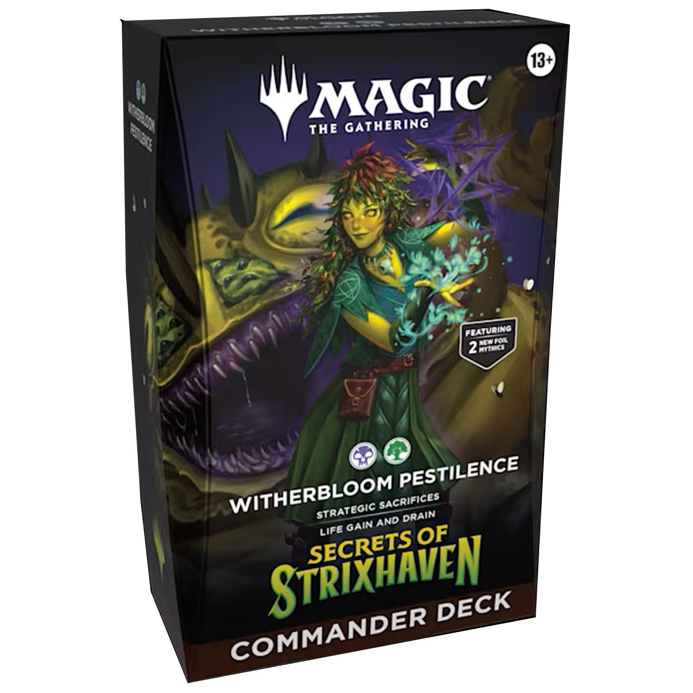 Amazon.com: Magic The Gathering: Secrets of Strixhaven Commander Deck – 1 Assorted Deck Chosen at Random : Toys & Games