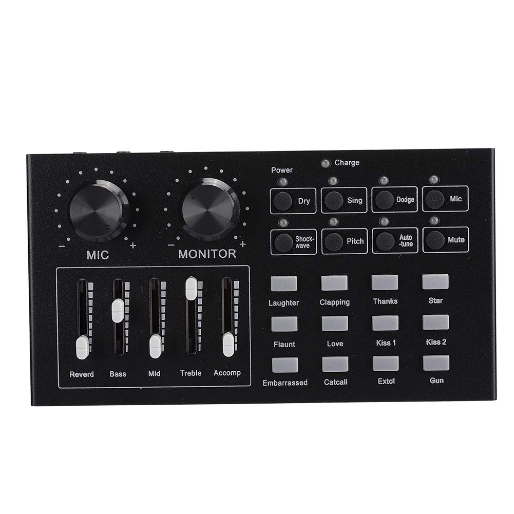 Buy Portable Live Sound Card, Audio/Voice Changer Multiple Funny Sound