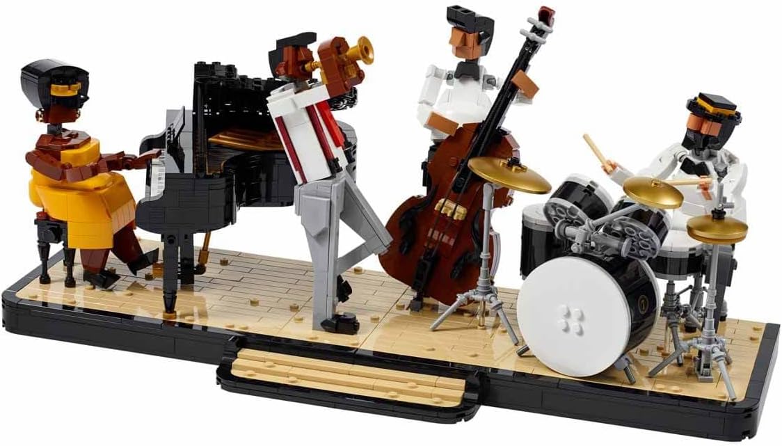 Lego® Ideas Jazz Quartet 21334 Building Kit; Build-and-Display Model for Adults with a Passion for Music
