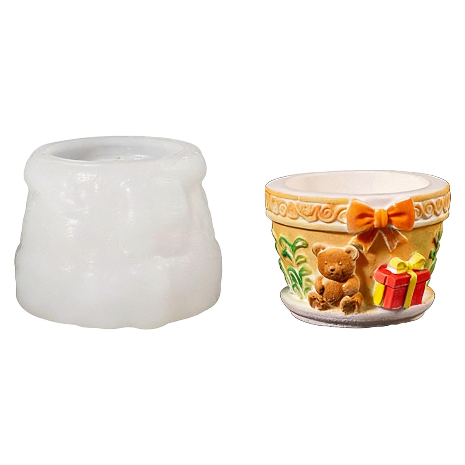 Zxfdsfdbnm Silicone Molds Professional Silicone for Resin Casting Cup Pen Holder and Flowerpot Elastomer Conies Cast