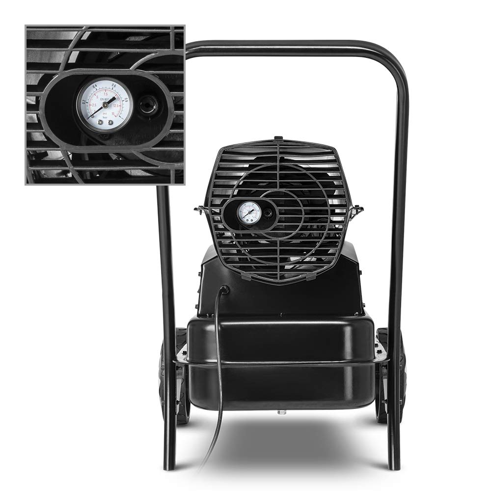 TROTEC Canon à chaleur au fioul 30KW à combustion directe IDX 31 D Réservoir de carburant intégré avec affichage du niveau de remplissage