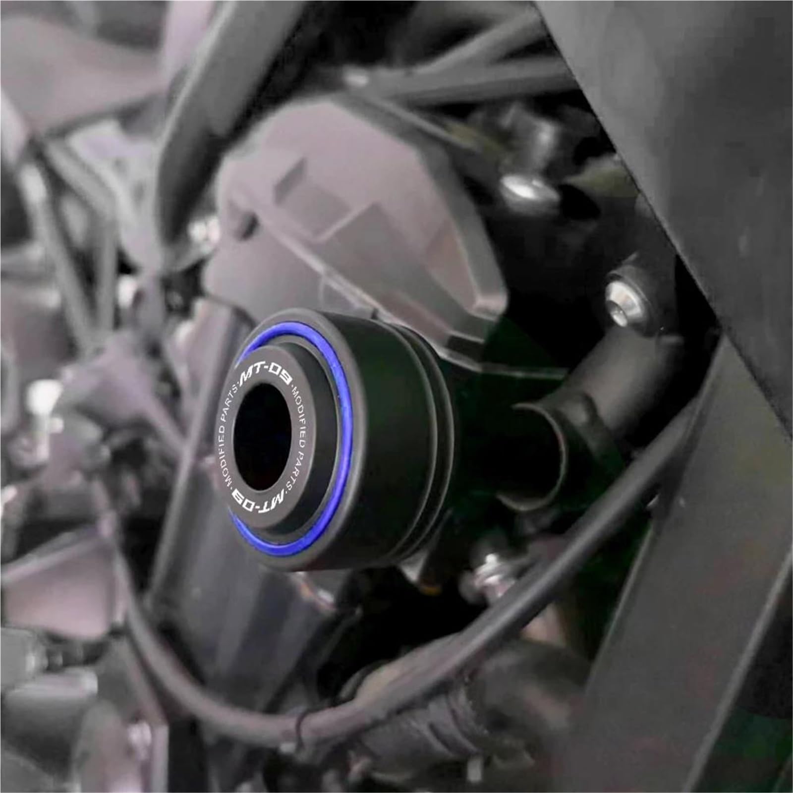 Protezione Anticaduta Per Motocicletta Per Yamaha MT09 MT 09 MT-09 SP 2021-2025, Slider Telaio, Accessori Per Protezioni Antiurto Tamponi Paratelaio Moto(BLU)