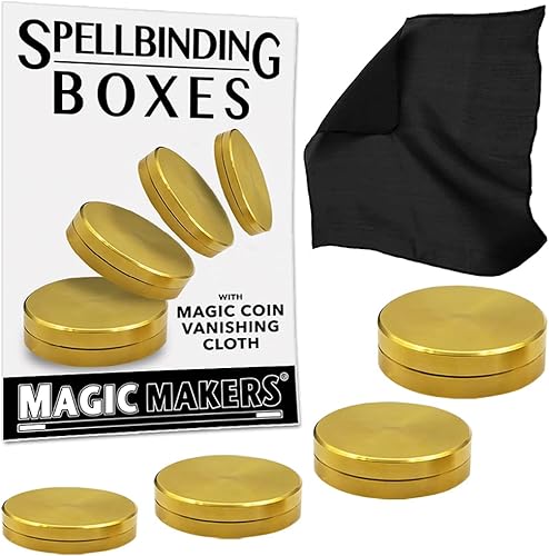 Magic Makers Cajas de hechizos - Paño profesional de desaparición incluido