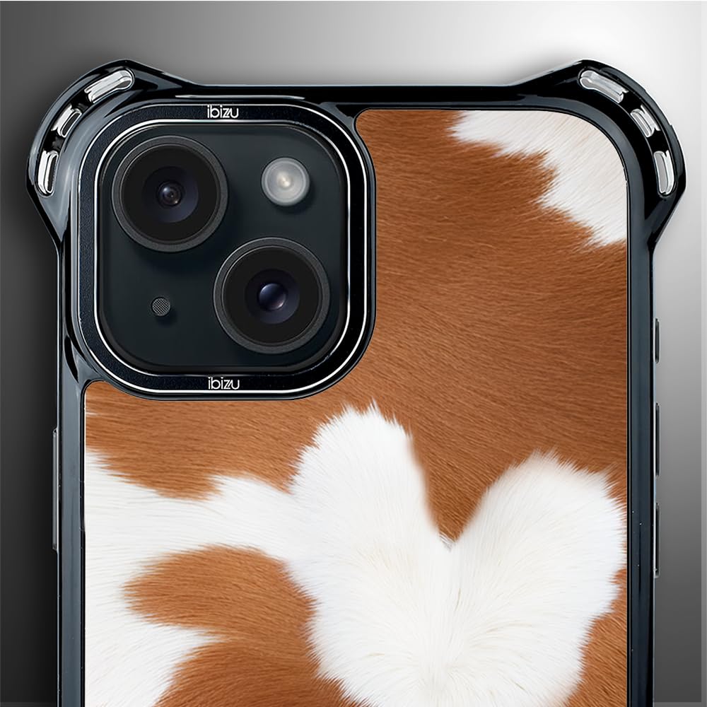 Etui do iPhone 15 IBIZU DropGuard Ultra kompatybilne z MagSafe, Zew Natury, Alpejska krowa
