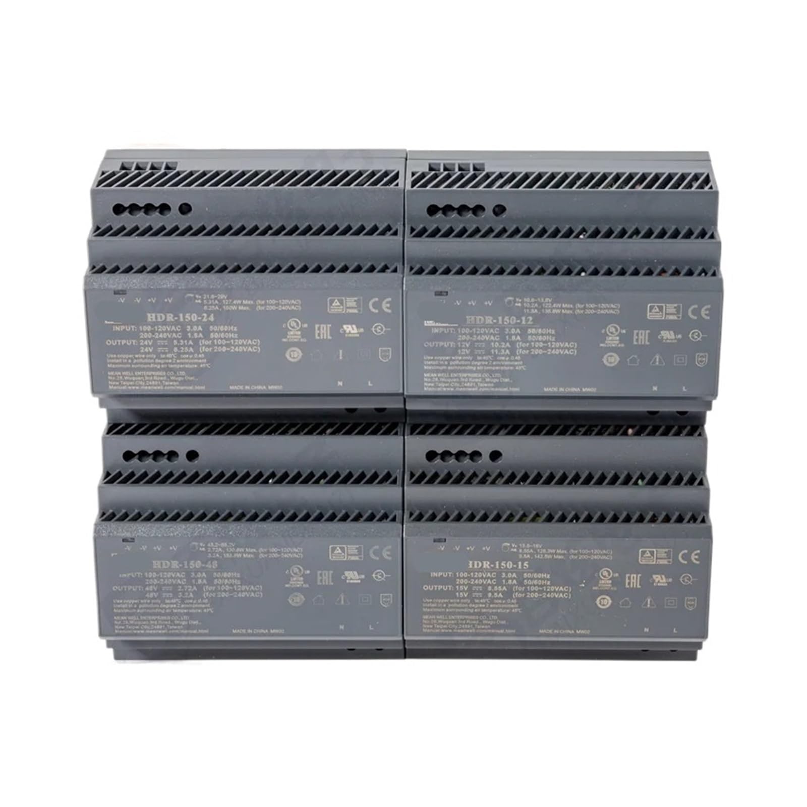 JJKKOZVQF 1PCS HDR-150-48 meanwell 48V DC 3.2A 150W Power Supply