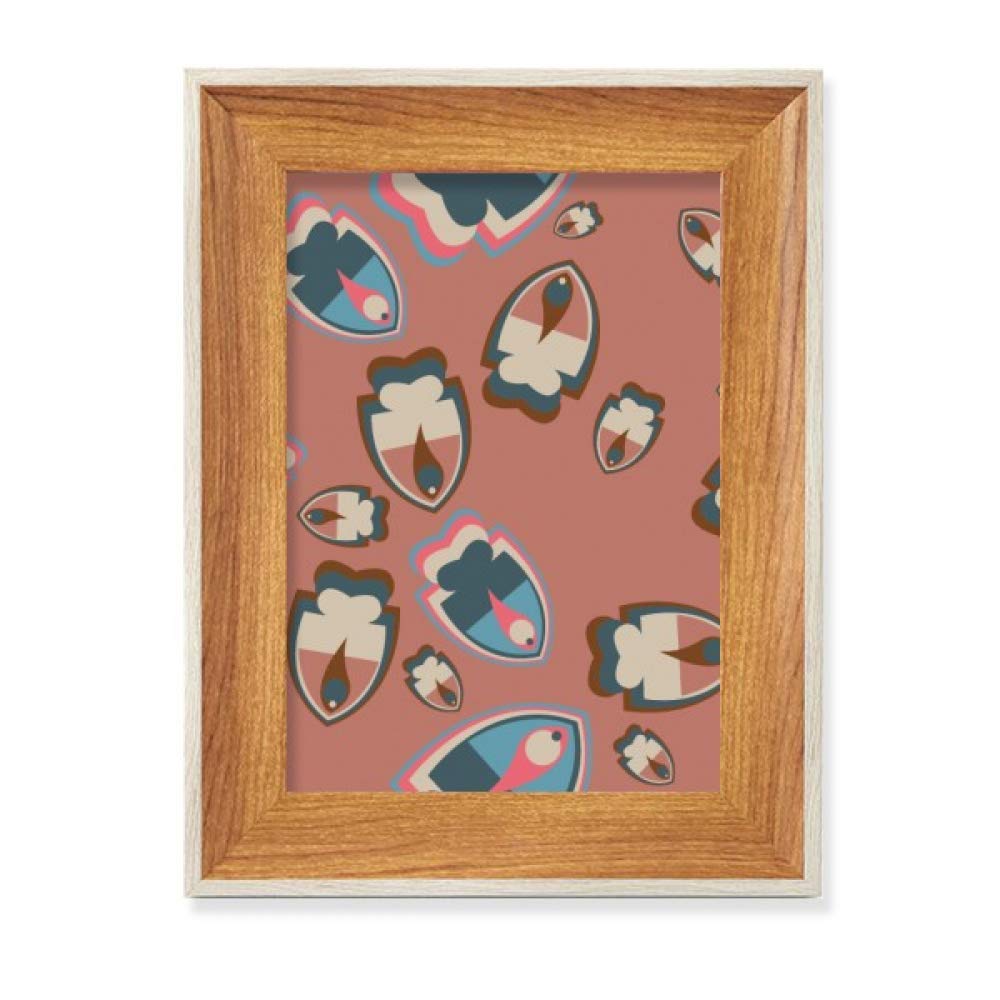 Peinture Plusieurs Ensembles Poissons Tropicaux Cadre en Bois Premium