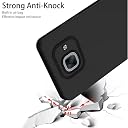Pikkme Samsung Galaxy J7 Max Back Cover Soft Matte Liquid Silicone TPU | Camera Protection | Shockproof Slim Back Case for Samsung Galaxy J7 Max (Black) gallery image