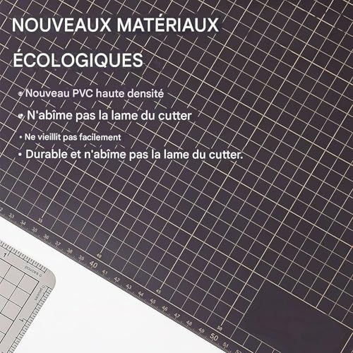 Tapis de découpe pour cuir résistant aux coupures pour protéger votre plan de travail