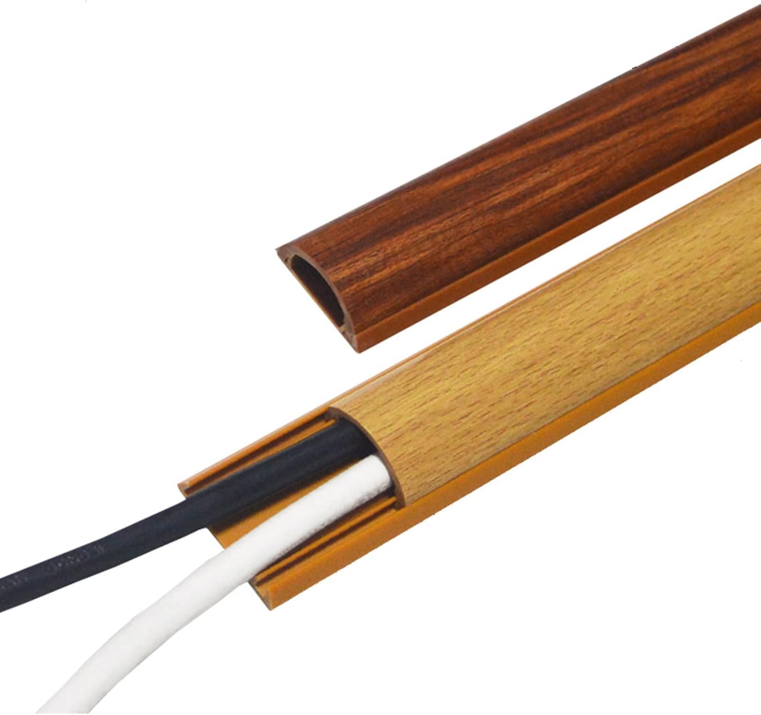 Spegnicavo, copricavo for cavi sul pavimento della parete | Concea for cavo autoadesivo in PVC con venature del legno(No.5)