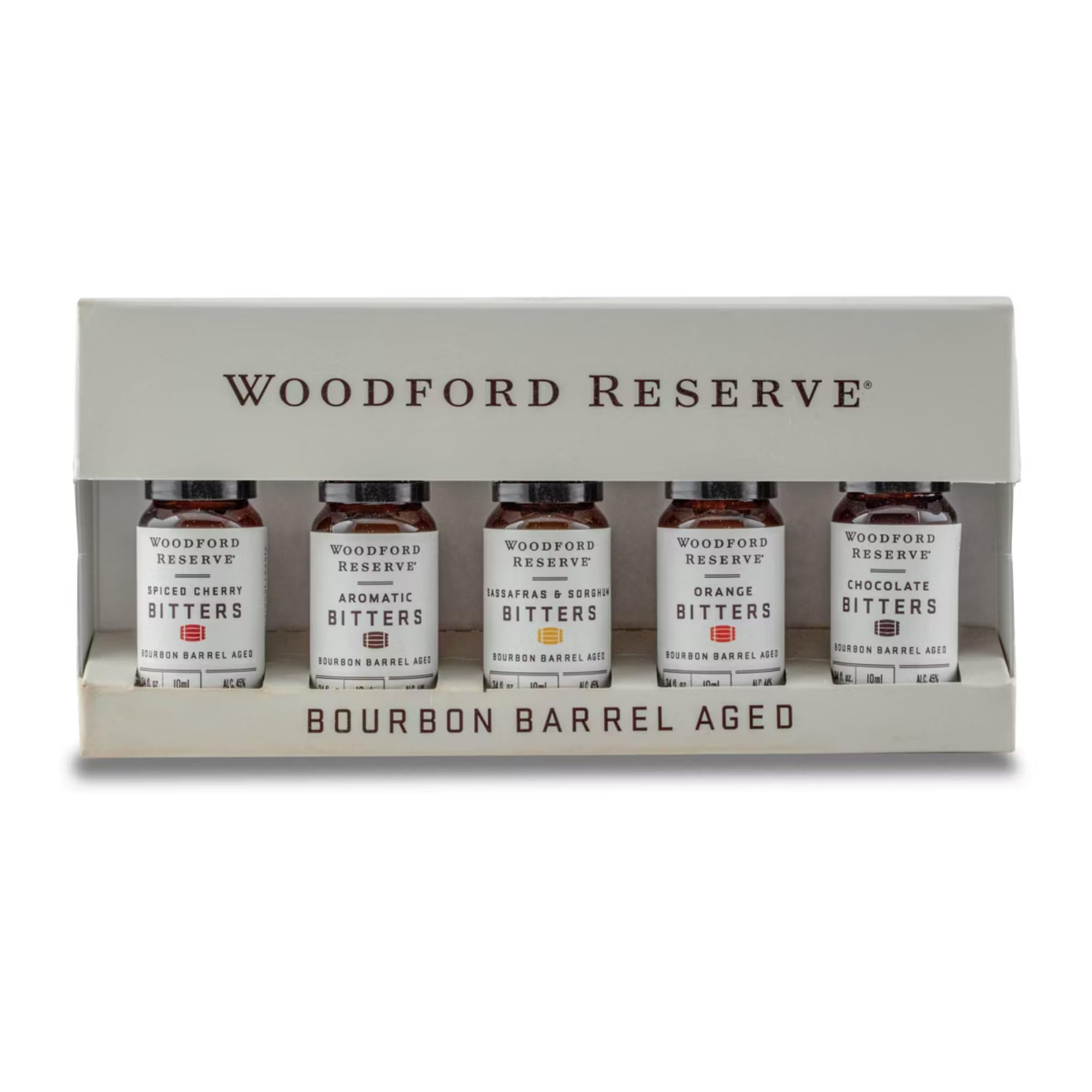WOODFORD RESERVE® BITTERS DRAM SET – FIVE PACK (10ML EACH)