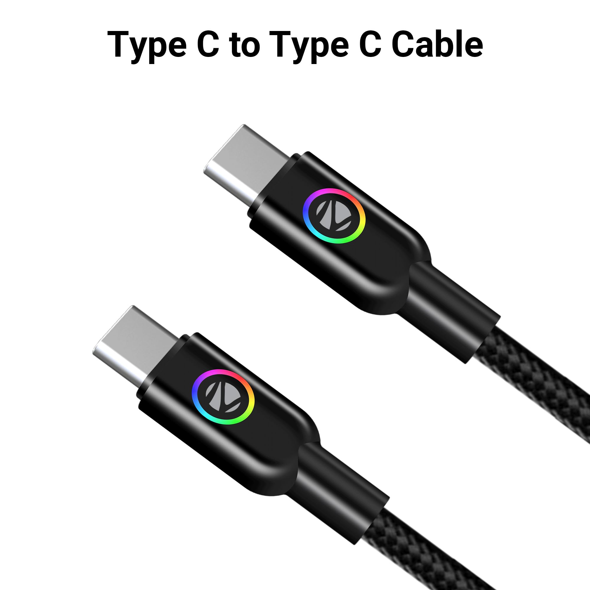 Zebronics Type-C Cable - 60W PD & Data Sync -2