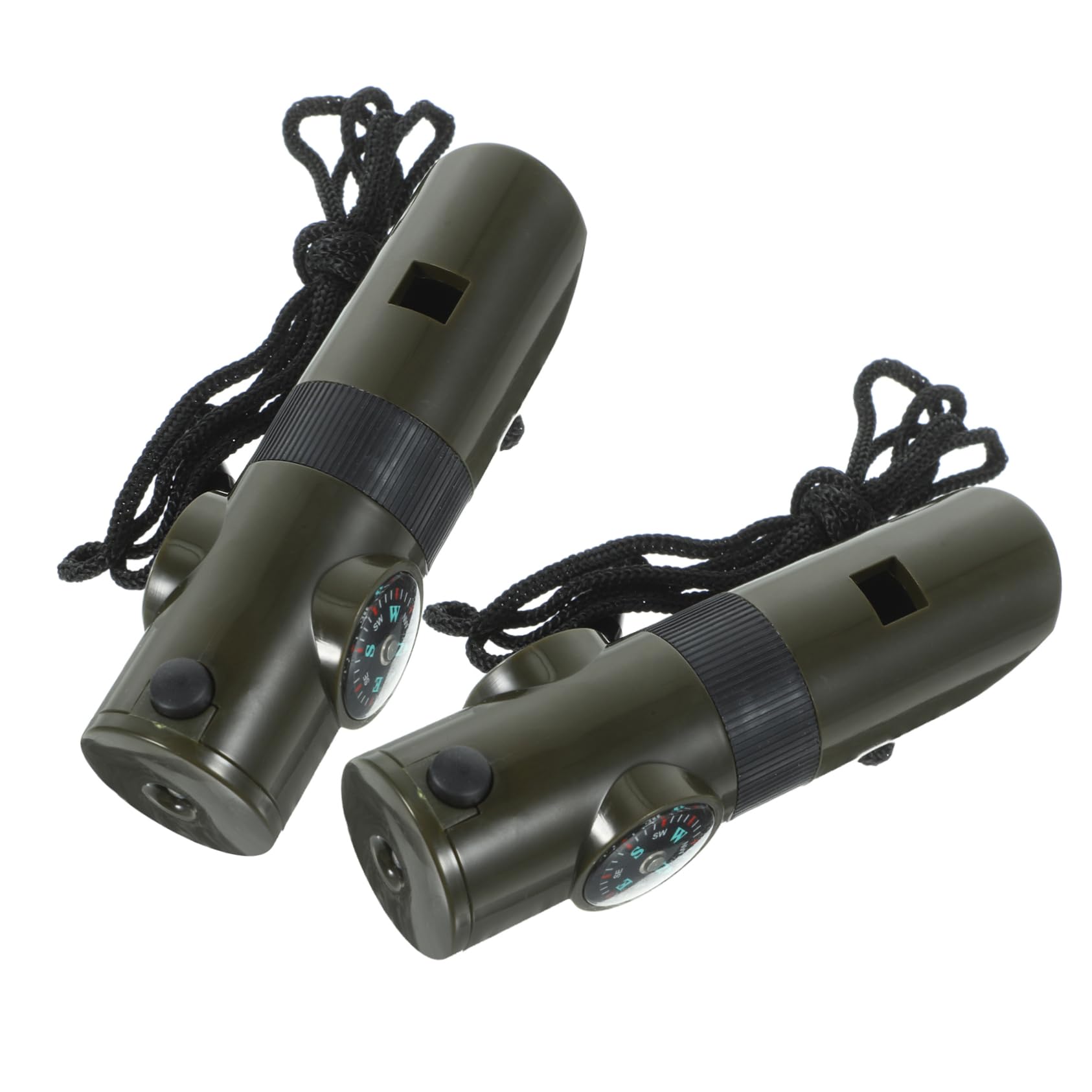 Sosoport Fischietto D'emergenza Fischietto Multifunzione Fischietti di Emergenza con Cordino LED Light Lucine LED Whistle Attrezzature Salvavita Forniture per Esterni Lega