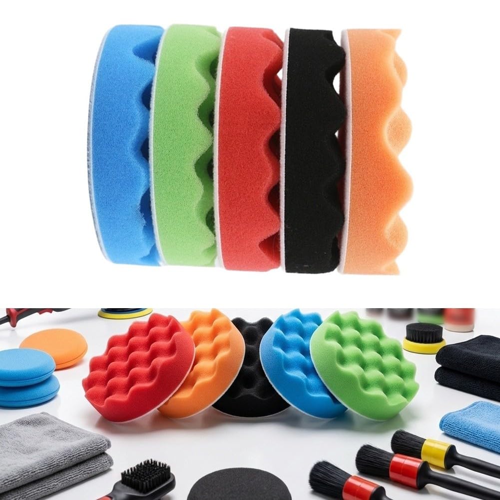 Almohadillas Espuma Densa 6" Lavables Reutilizables
