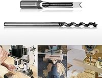 Vista 4 de SaferCCTV Broca de agujero cuadrado, broca de mortaja para carpintería de 1/2 pulgada, herramienta de taladro de mortaja de cincel hueco