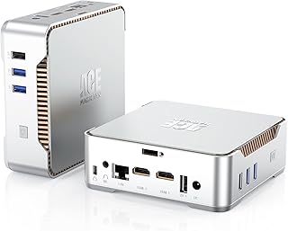 ACEMAGICIAN Mini PC Windows 11 Pro, Intel 11th Gen N5105 (Up to 2.9GHz), Mini Computer 12GB RAM / 256GB M.2 SSD, 2.5''SATA SSD, Desktop Support 4K, WiFi5 / BT4.2, USB3.0, Auto Power On