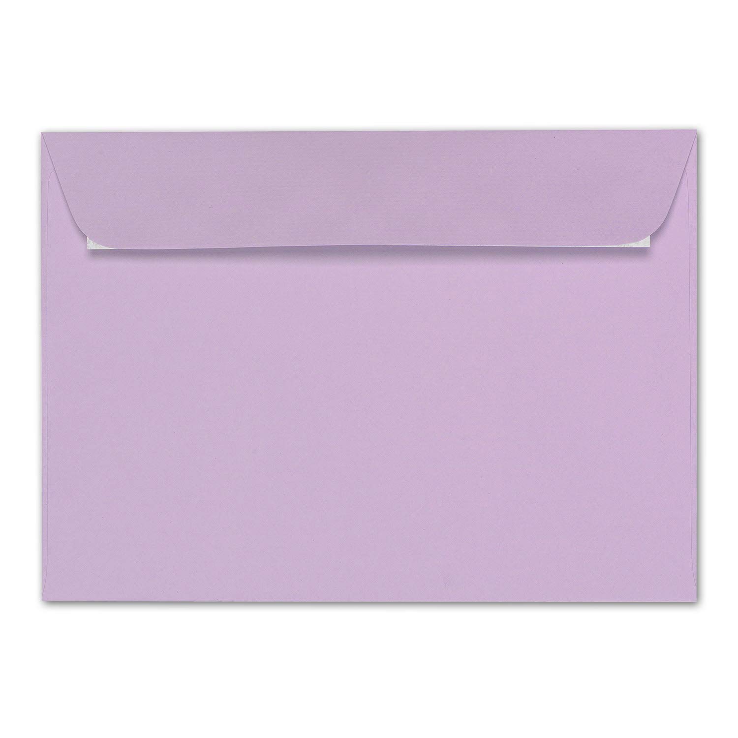 ARTOZ Set di 50 biglietti pieghevoli in formato DIN A5 con buste, colore lilla (viola), 148 x 210 mm, con buste per lettere, 220 g/m²