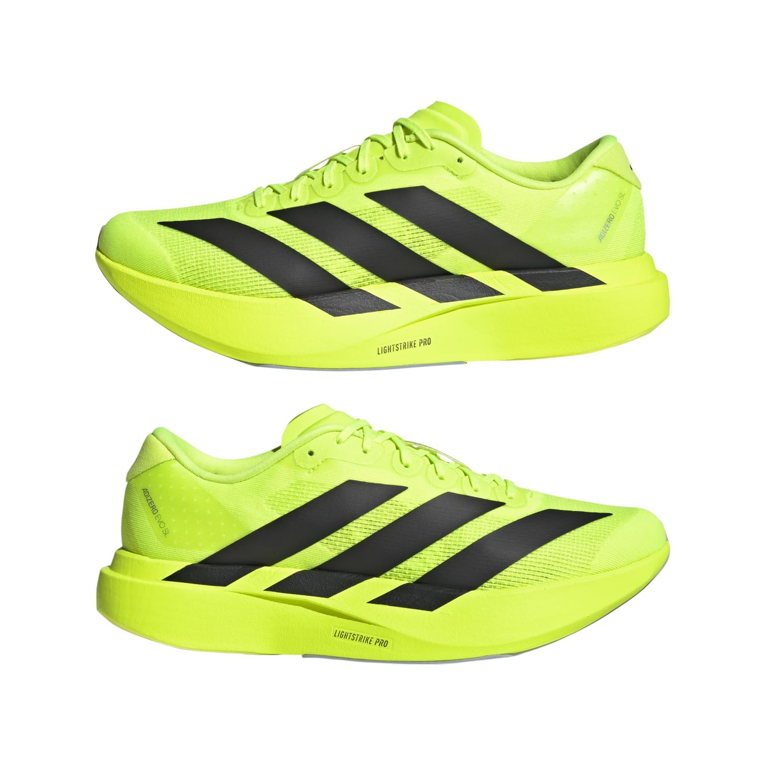adidas Men Adizero Evo Sl M White Running 48.5 EU Green