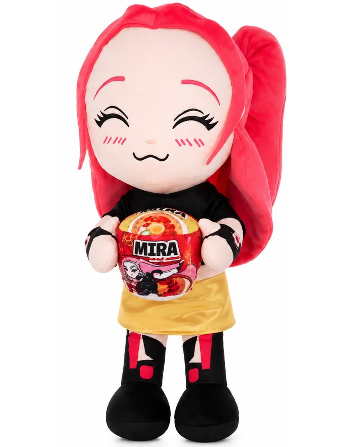 Set 3 Bambole morbide di pezza K pop Idols Stars Rumi Mira Zoey H 30 cm | Personaggi Anime Collezione Completa Fashion Dolls per bambine