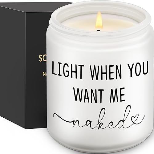 Miniatura 9 de Regalos de inauguración de la casa para nuevo apartamento, velas con la frase "You Should Have Moved Closer Closer" para inauguración de la casa,