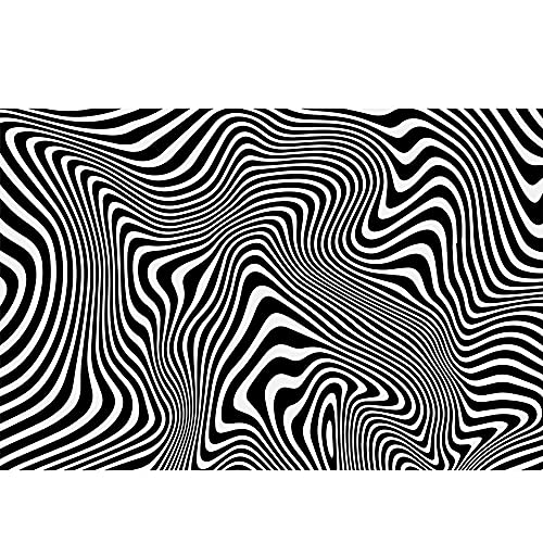 JMbeauuuty Puzzle 1000 Teile Schwarz Puzzle Erwachsene Zebramuster Schwieriges Schwer Puzzle für Erwachsene und Kinder…