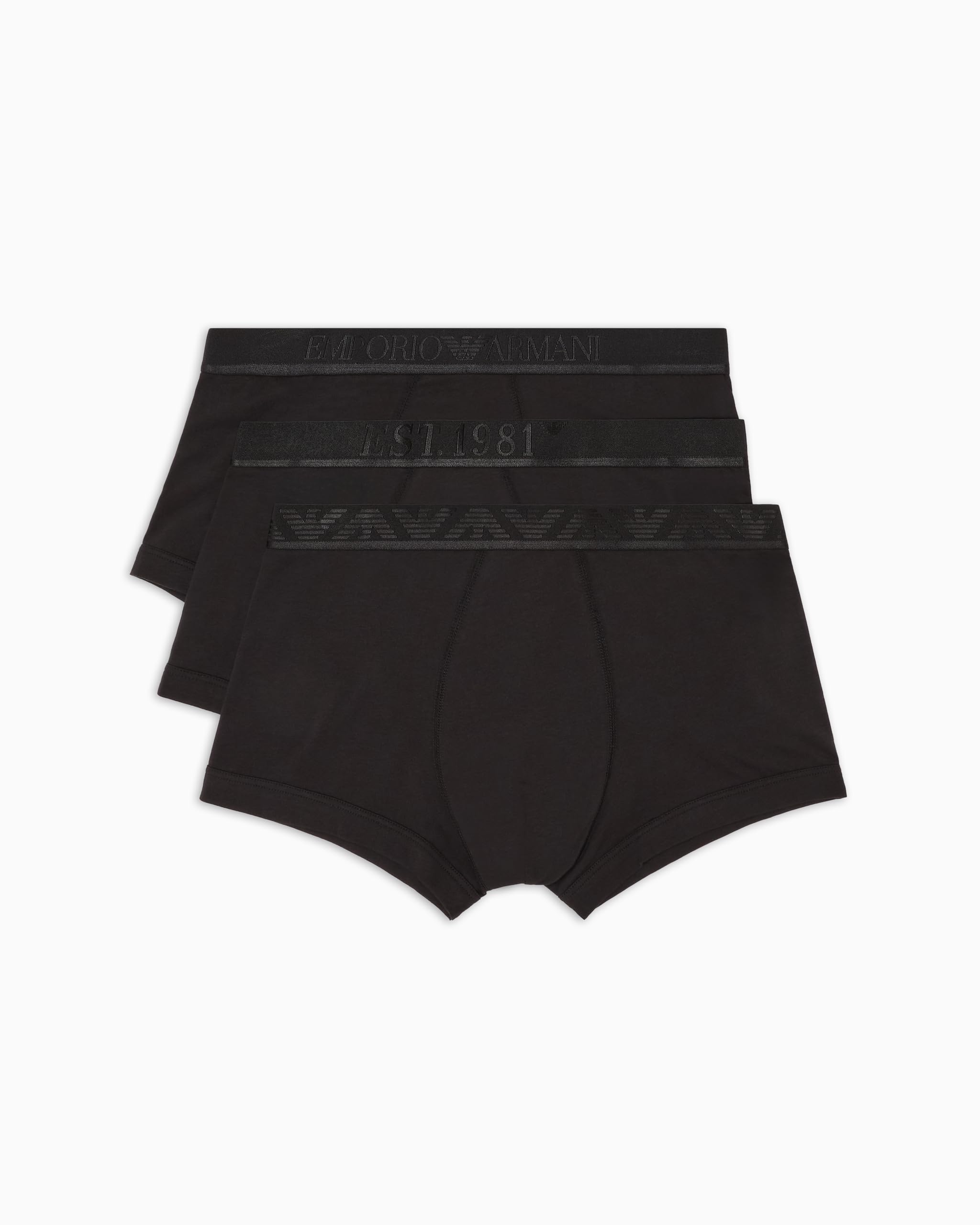 Emporio Armani Trunks 3 Pack Shorts Knit