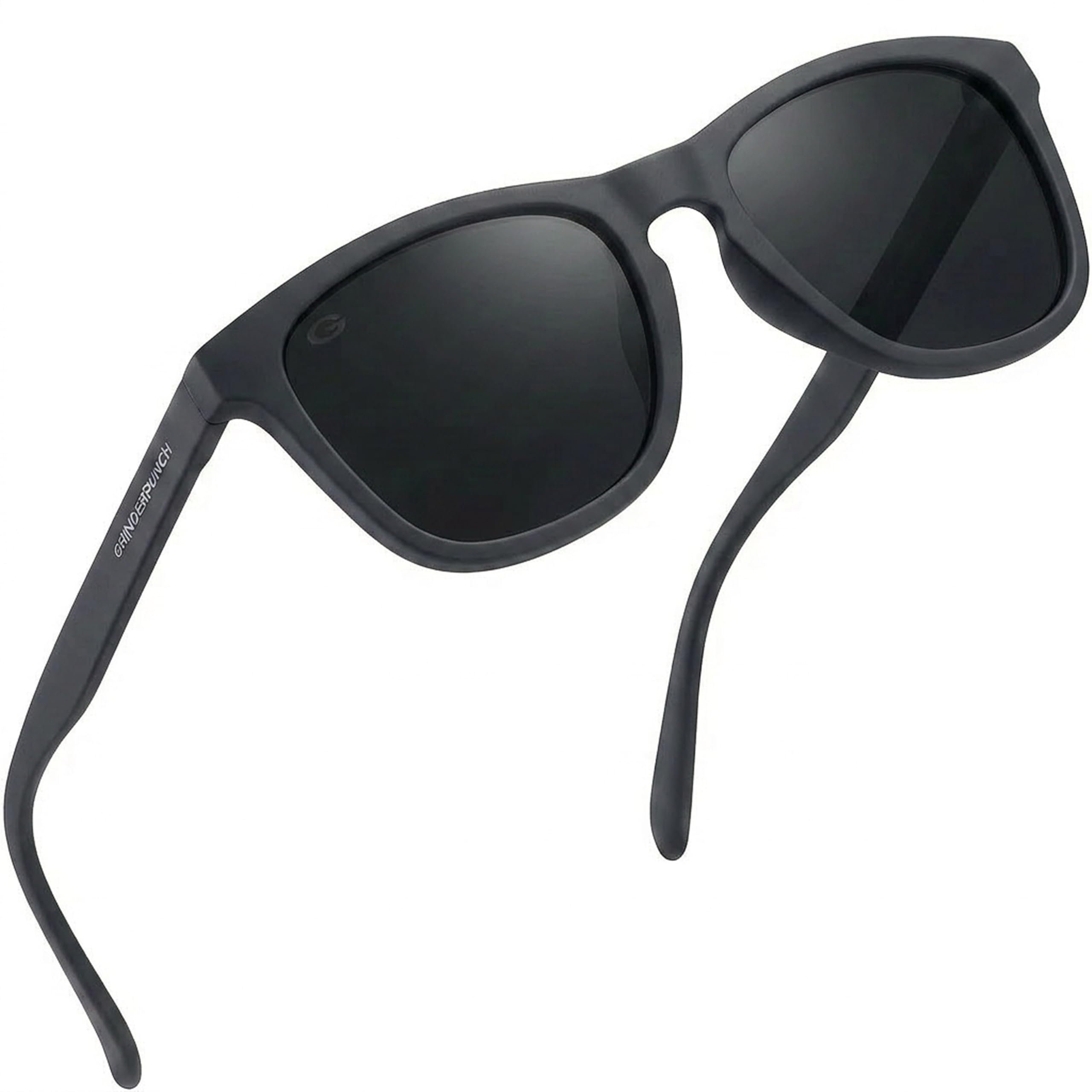 grinderPUNCH Gafas de Sol Polarizadas Súper Oscuras Para Hombres y Mujeres Estilo Retro Moderno Protección UV Para Conducir