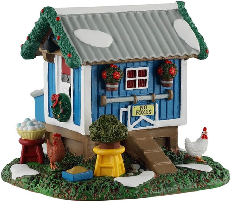 Lemax Backyard Chicken Coop, Table Accents, #53742