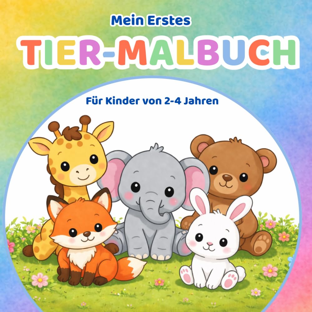 Mein erstes Tier-Malbuch: Für Kinder von 2-4 Jahren