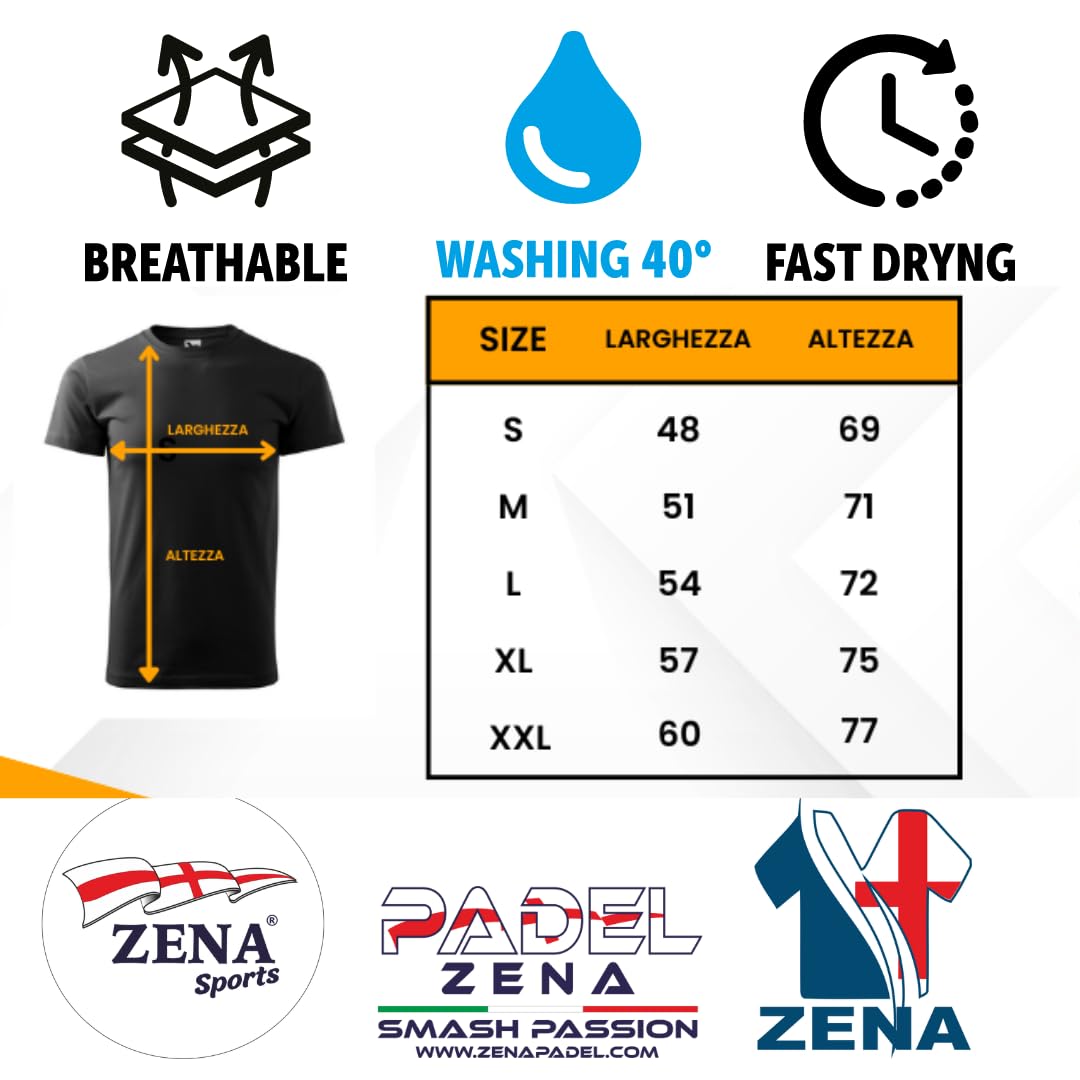 Completo Unisex Padel, Pantaloncini e Maglia, Tessuto Traspirante Dry Fit, Massimo Comfort e libertà di Movimento | Padel1 Performance