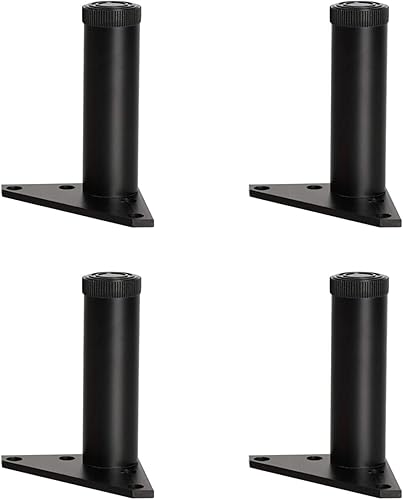 Miniatura 1 de Patas ajustables para muebles de aleación de aluminio, patas de soporte para gabinete de baño de cocina, sofá de bricolaje, patas de repuesto para
