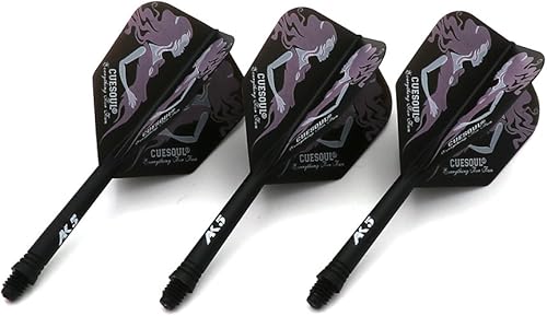 Miniatura 3 de CUESOUL Forma estándar integrada del eje y de los vuelos del dardo de ROSTforma de peraforma grande del ala