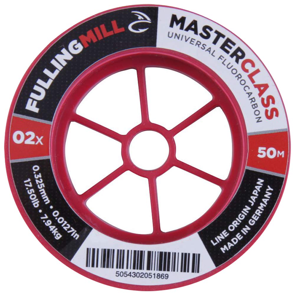 Fulling Mill Masterclass Fluorocarbon, Size: 1X, Length: 50m, Strength: 12.21lb / 5.54kg