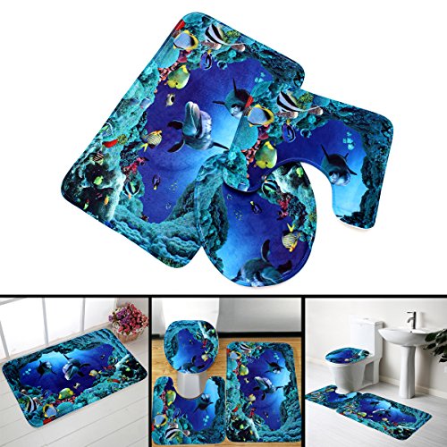 Showudesigns Thick Printing Butterfly Toilet Seat Cover Soft Warmer Wc Mad Pad #TOP6