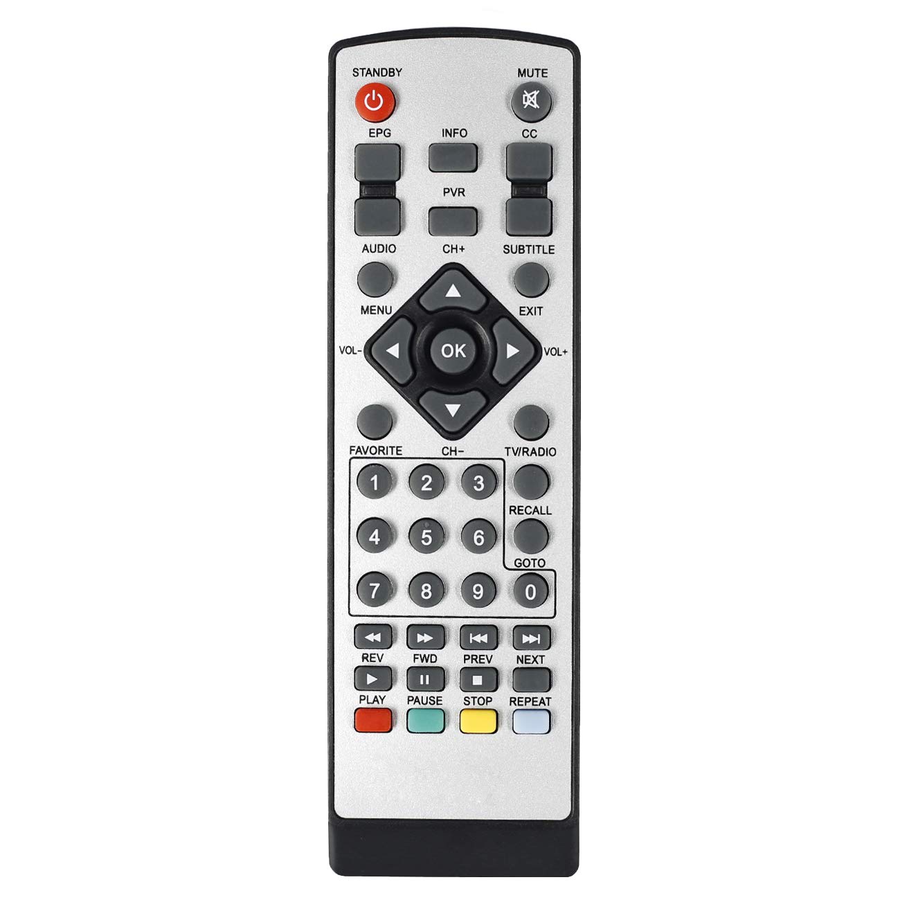 Remote Control Suitable for Naxa NT-52 Set Top Box Controller