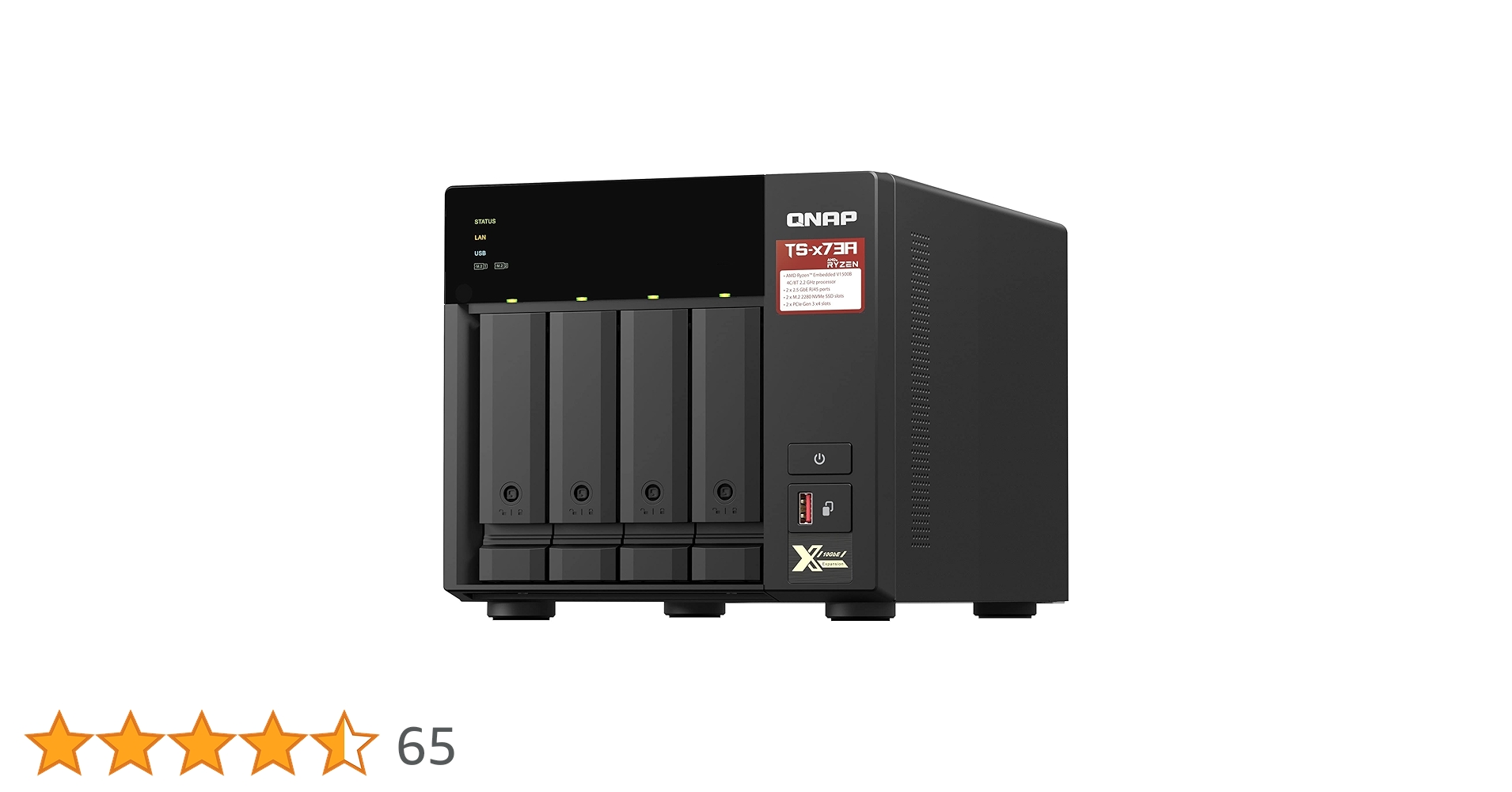 Amazon.co.jp: QNAP NAS [TS-473A 単体 メモリー 8GB] : パソコン