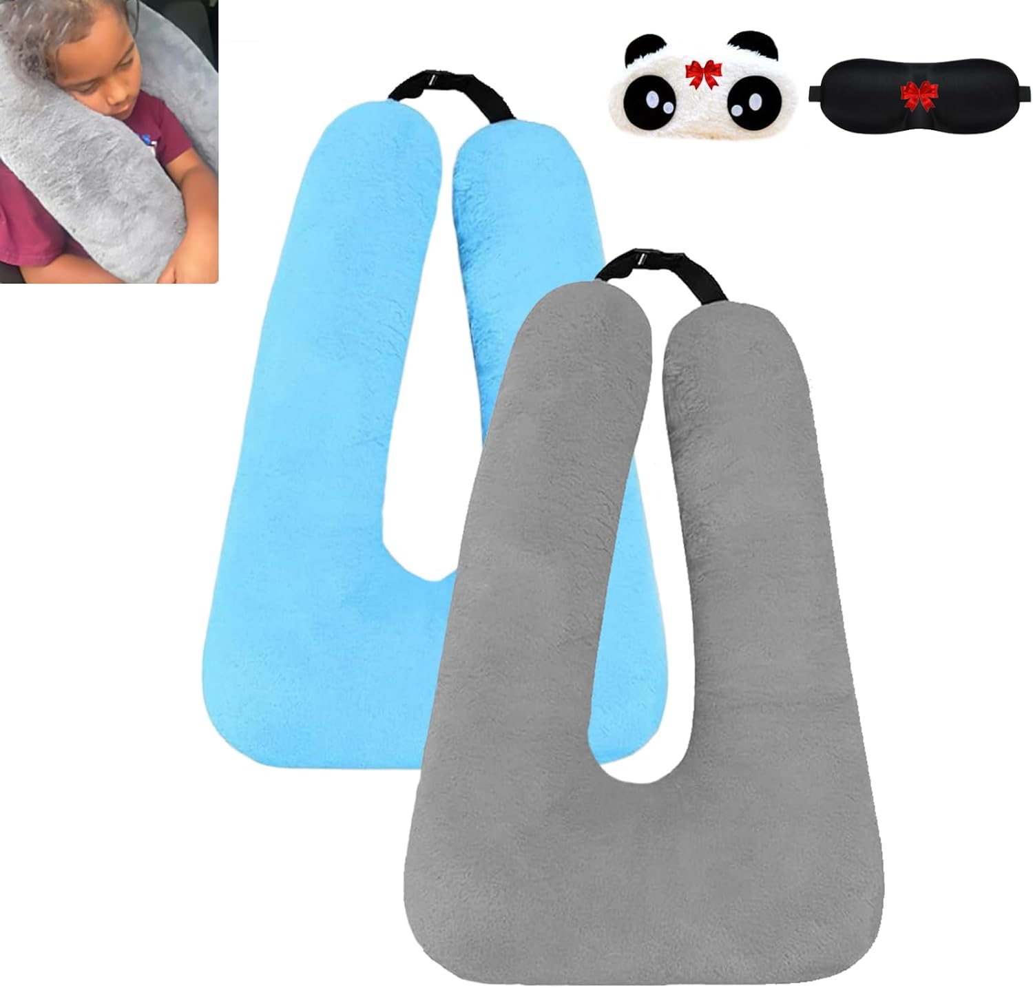 Travel Car Pillow for Kids, Travel Pillow for Car
