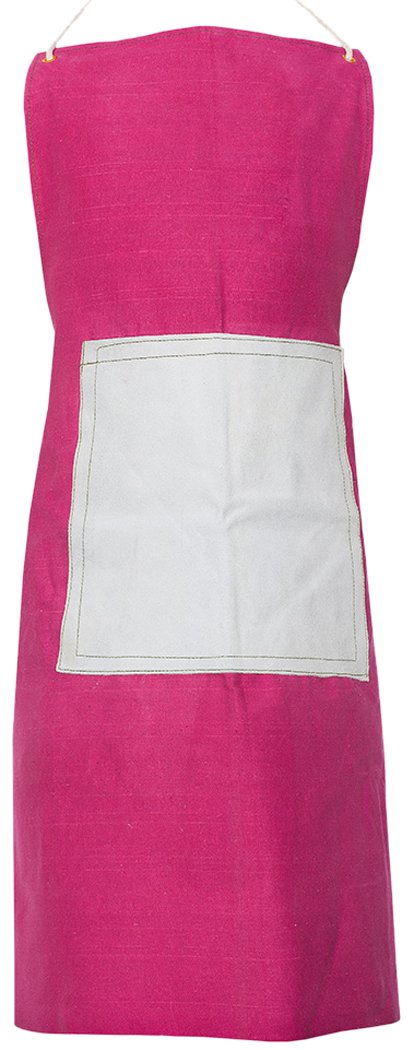 Jah AP 102 Lot de 10 SL Tablier de travail, cuir fendu Renforcement, rouge/marron,