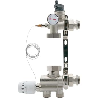VANCOCO Mixing Pump Bracket 210 mm Centre Distance Underfloor Heating